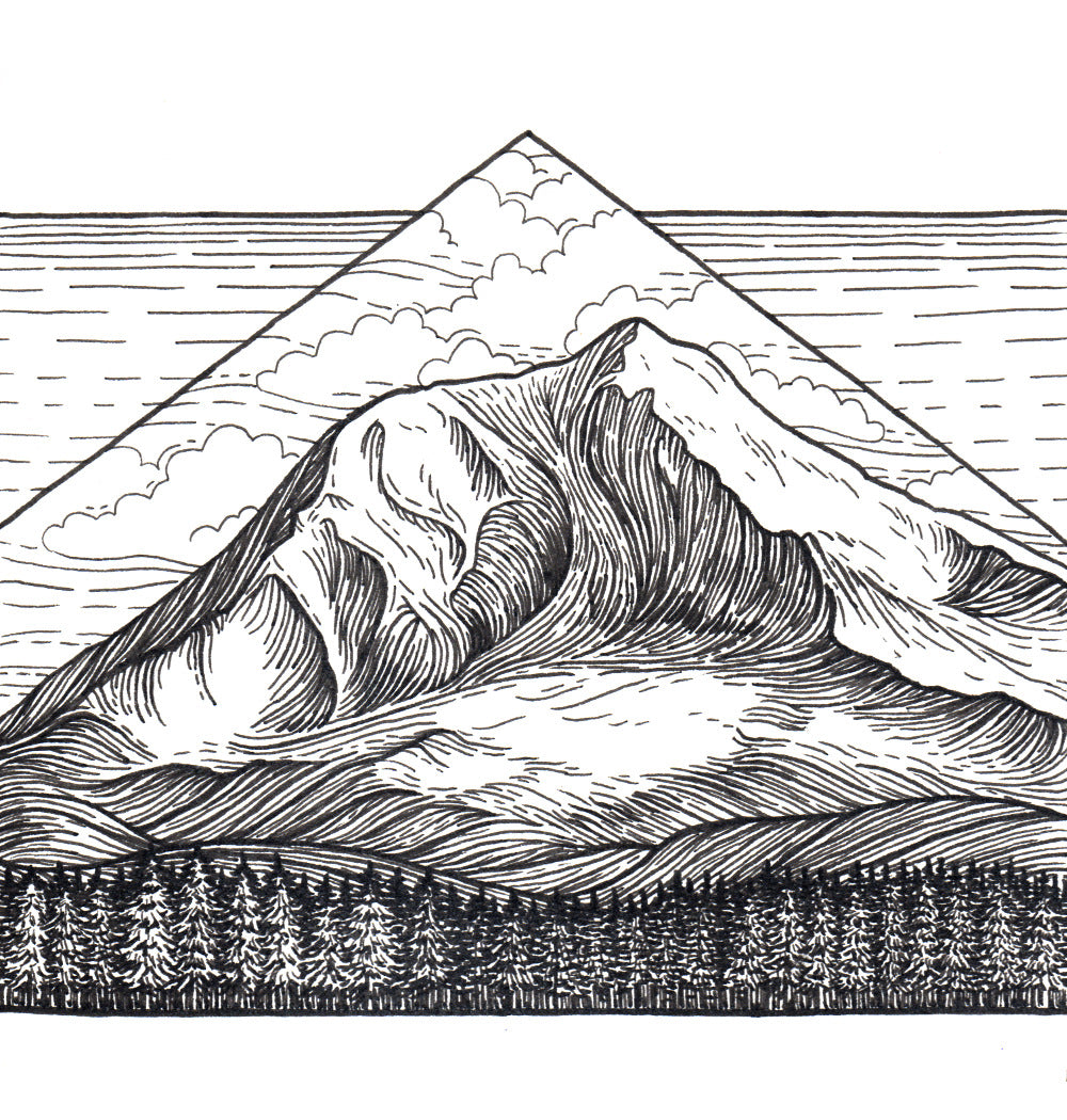 Mount Adams Print – Lizzy Dalton Art
