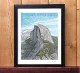 Half Dome Print