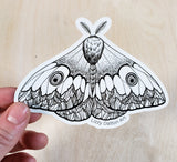 Moth Sticker