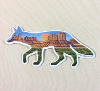 Desert Coyote Sticker