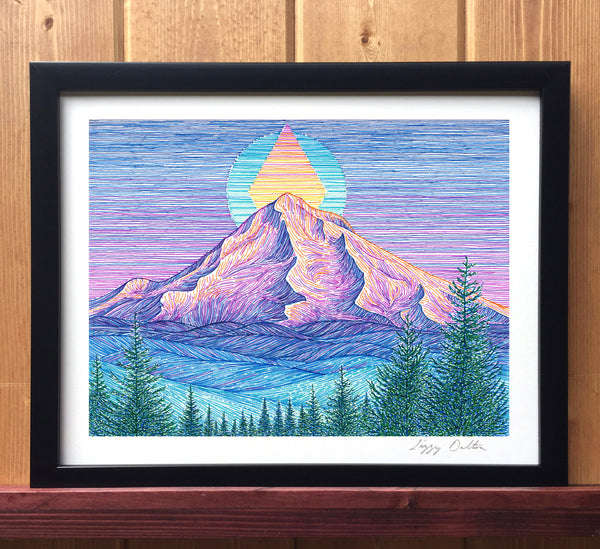 Mount Hood Sunset Print