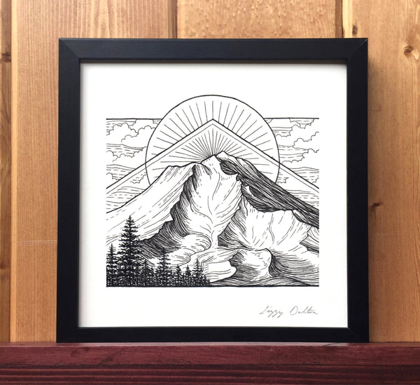 Mount Shasta Print