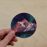 Mount Shuksan Glitter Sticker